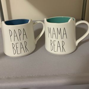 Indigo Mamma & Pappa Bear Mug Set NWT